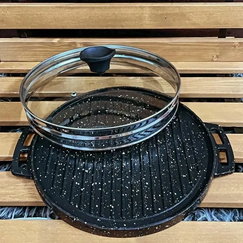 تابه گریل دوطرف دایره چدنی